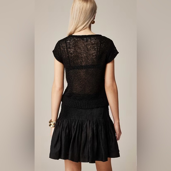 J. Crew NWT Textured Sweater Tee in White - Picture 4 of 11